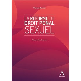 La réforme du droit pénal sexuel