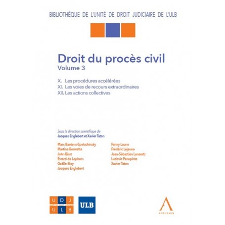 Droit du procès civil - Volume 3