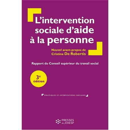 L'intervention sociale d'aide à la personne