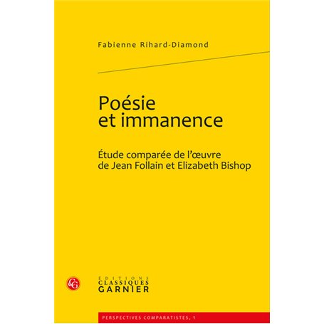 Poésie et immanence