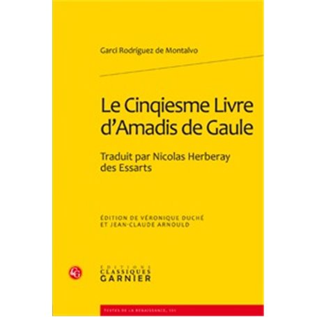 Le Cinqiesme Livre d'Amadis de Gaule