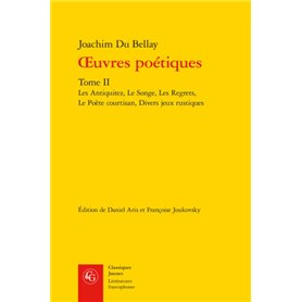 oeuvres poétiques