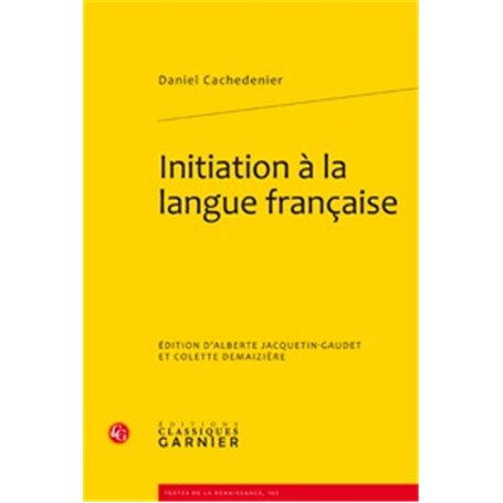 Initiation à la langue française