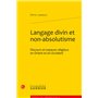 Langage divin et non-absolutisme