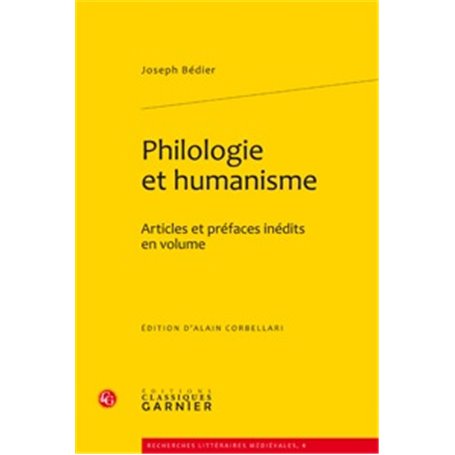 Philologie et humanisme