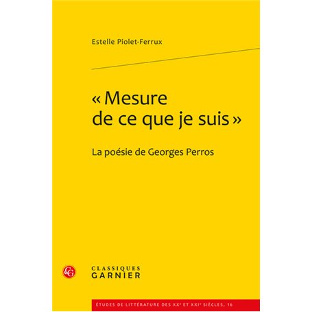 « Mesure de ce que je suis »