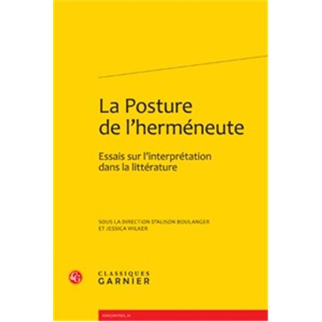 La Posture de l'herméneute