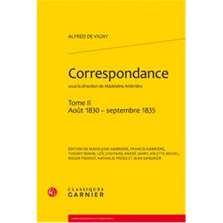 Correspondance