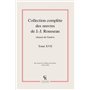 Collection complète des oeuvres de J.-J. Rousseau, Citoyen de Genève