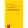 Sciences de l'homme et politique