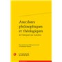 Anecdotes philosophiques et théologiques