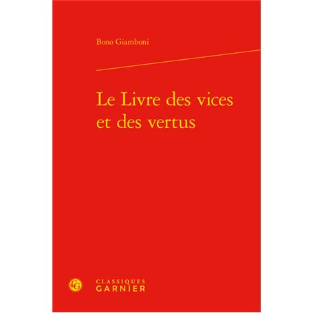 Le Livre des vices et des vertus