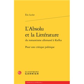 L'Absolu et la Littérature