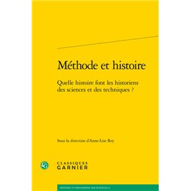 Méthode et histoire