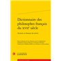 Dictionnaire des philosophes français du XVIIe siècle