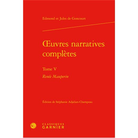 oeuvres narratives complètes