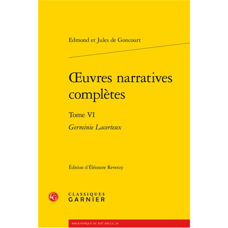 oeuvres narratives complètes