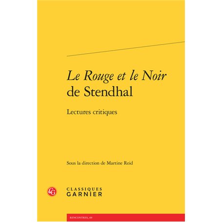 Le Rouge et le Noir de Stendhal