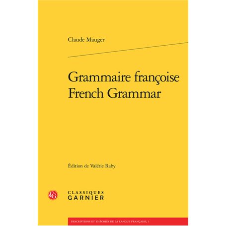 Grammaire françoise / French Grammar