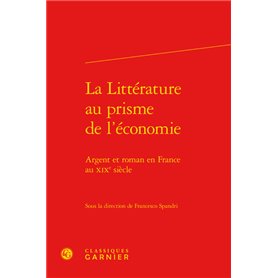 La Littérature au prisme de l'économie