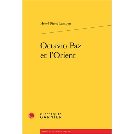 Octavio Paz et l'Orient