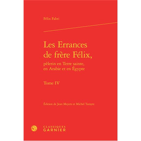 Les Errances de frère Félix,