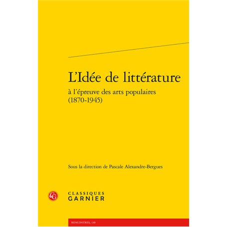 L'Idée de littérature