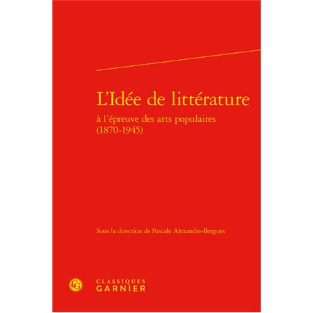 L'Idée de littérature