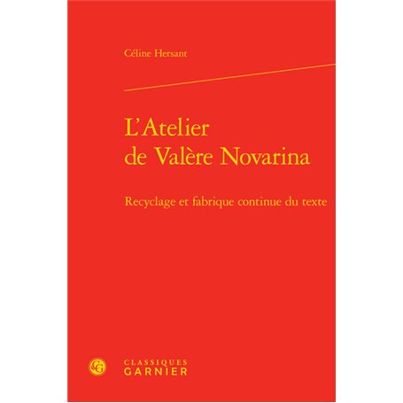 L'Atelier de Valère Novarina