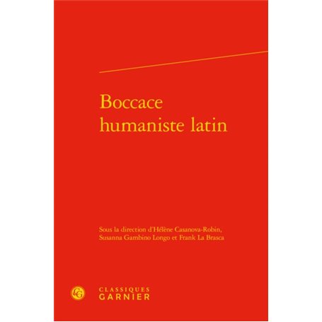 Boccace humaniste latin