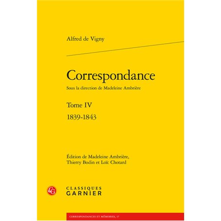 Correspondance