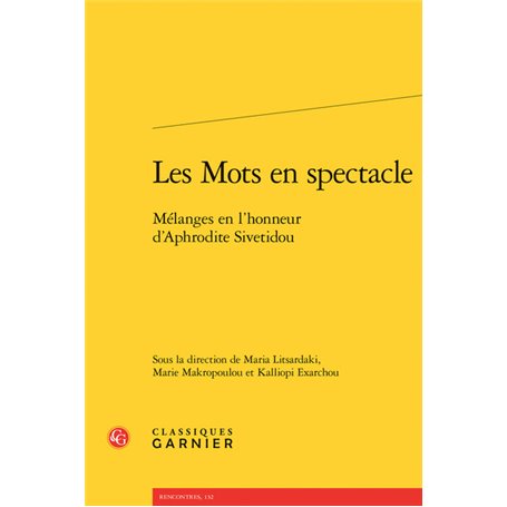 Les Mots en spectacle