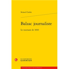 Balzac journaliste