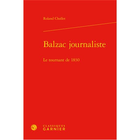 Balzac journaliste