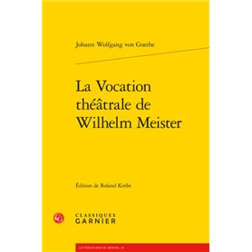 La Vocation théâtrale de Wilhelm Meister