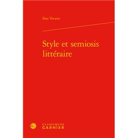 Style et semiosis littéraire