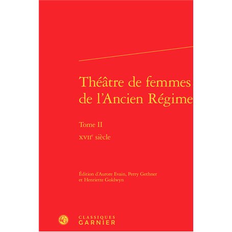 Théâtre de femmes de l'Ancien Régime