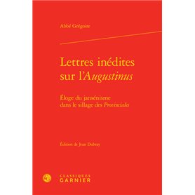 Lettres inédites sur l'Augustinus