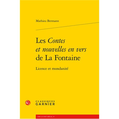 Les Contes et nouvelles en vers de La Fontaine