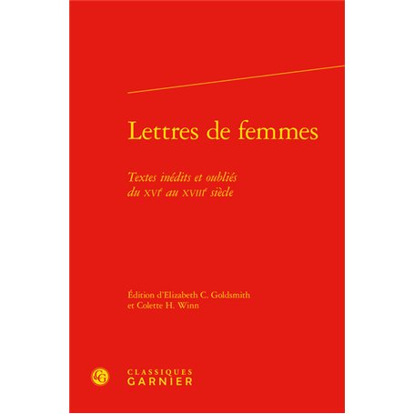 Lettres de femmes