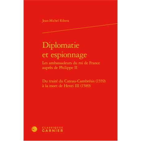 Diplomatie et espionnage