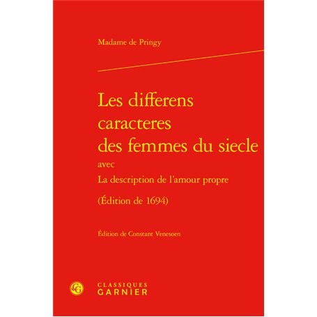 Les differens caracteres des femmes du siecle