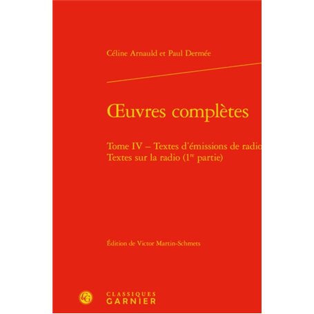 oeuvres complètes