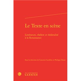 Le Texte en scène