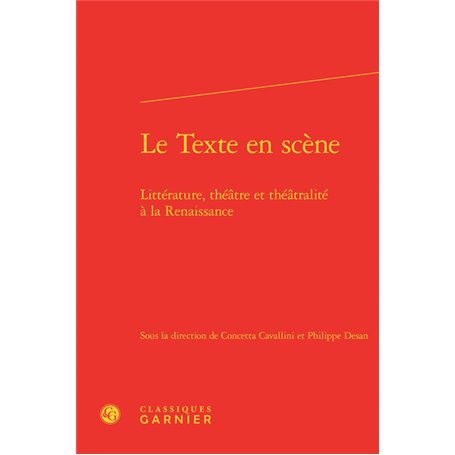 Le Texte en scène