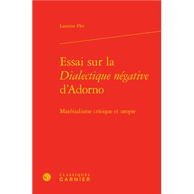 Essai sur la Dialectique négative d'Adorno