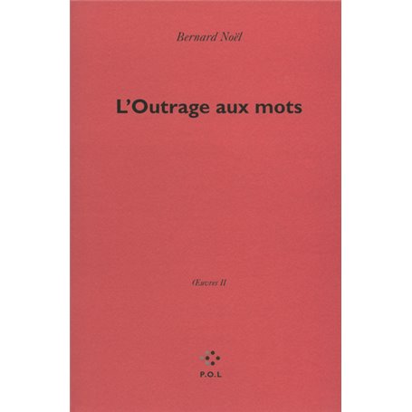 L'Outrage aux mots