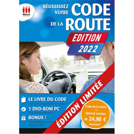 COFFRET CODE DE LA ROUTE 2022-REUSSISSEZ+SPECIAL EXAMEN