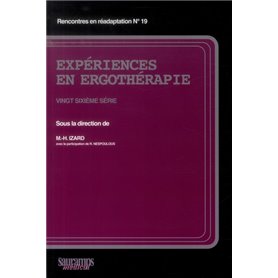 EXPERIENCES EN ERGOTHERAPIE 26 SERIE