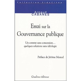 ESSAI SUR LA GOUVERNANCE PUBLIQUE